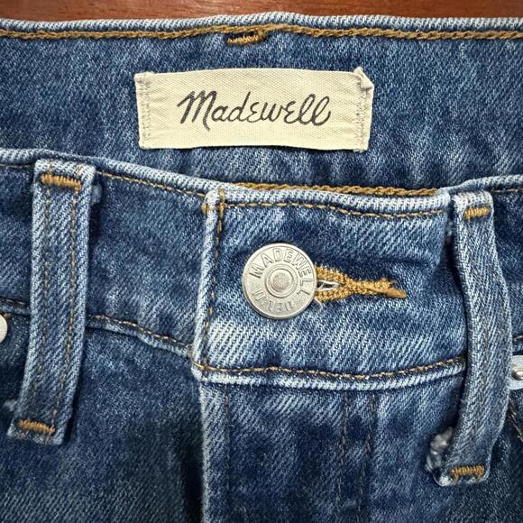 Madewell The Perfect Vintage Straight Jean High Rise Blue Mayfield Wash 26 - Picture 13 of 15